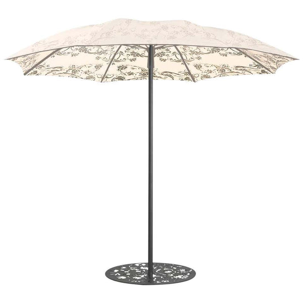 floral patterned patio umbrella Geisha Motifs Terrace Parasol – Collectioni