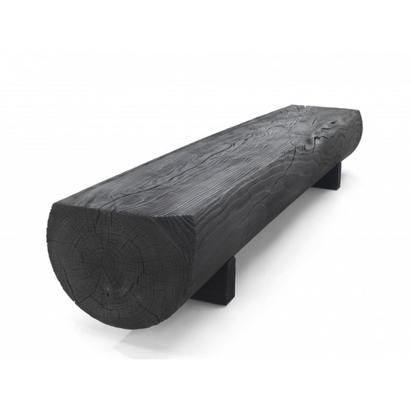 Riva 1920 Pure Black Cedar Bench by Matteo Thun | Luxury Italian Furniture  – Collectioni