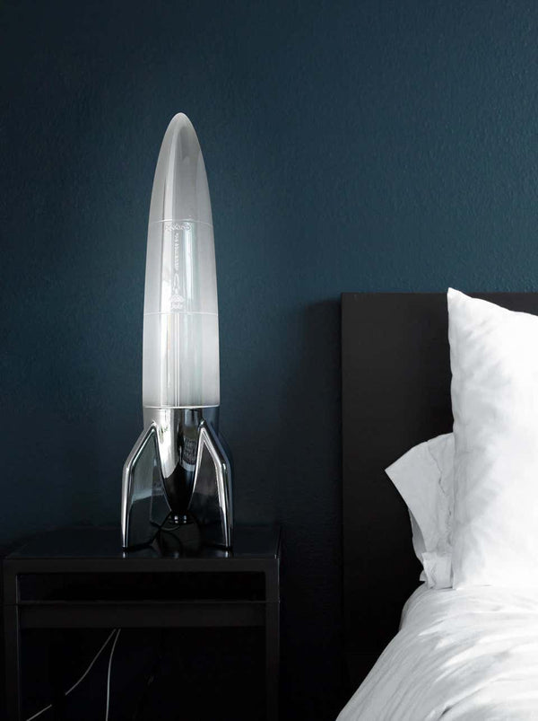 Silver Star Ship To Mars Table Lamp