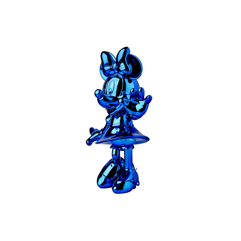 Minnie, Metallic Figurine Blue