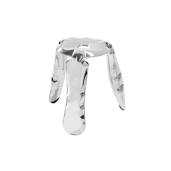 Zieta Plopp Limited Edition Stool in Polished Stainless
