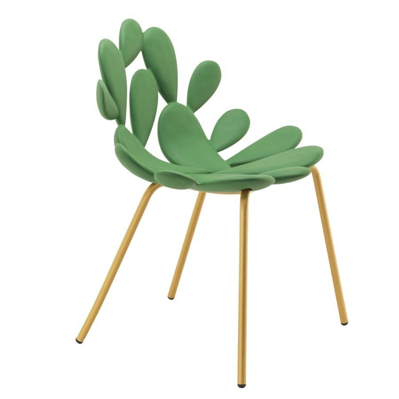 Green & Brass Filicudi Cactus Chair