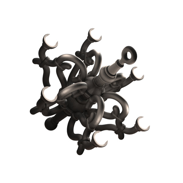 Black Fallen Medium Chandelier