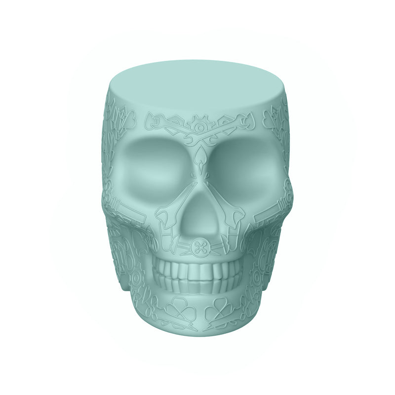 Blue Mexico Skull Mini Power Bank Charger