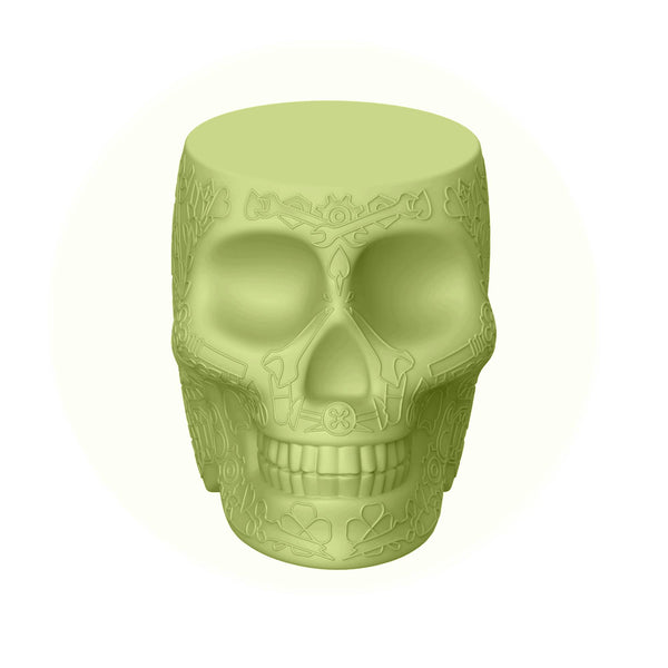 Green Mexico Skull Mini Power Bank Charger