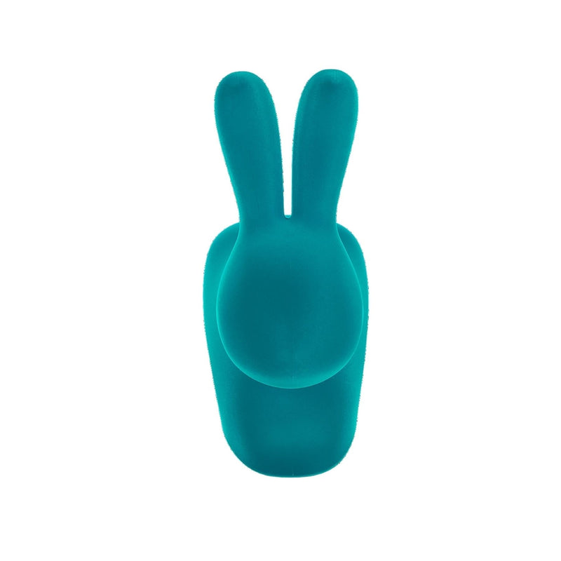 Turquoise Velvet Rabbit Chair