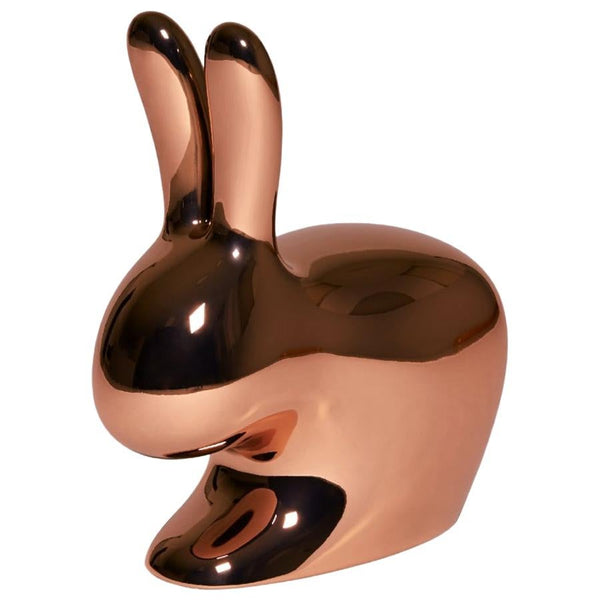 Copper Baby Rabbit Chair with Metallic Finish