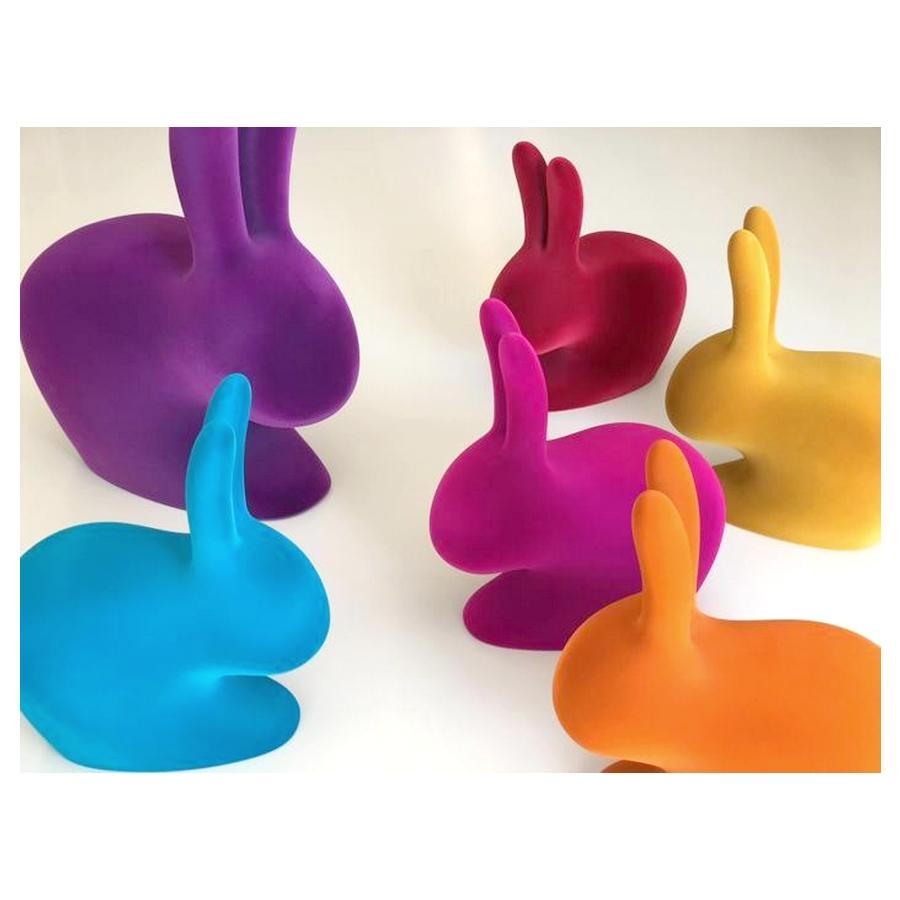 Qeeboo Red Velvet Rabbit Chair Stefano Giovannoni | Collectioni