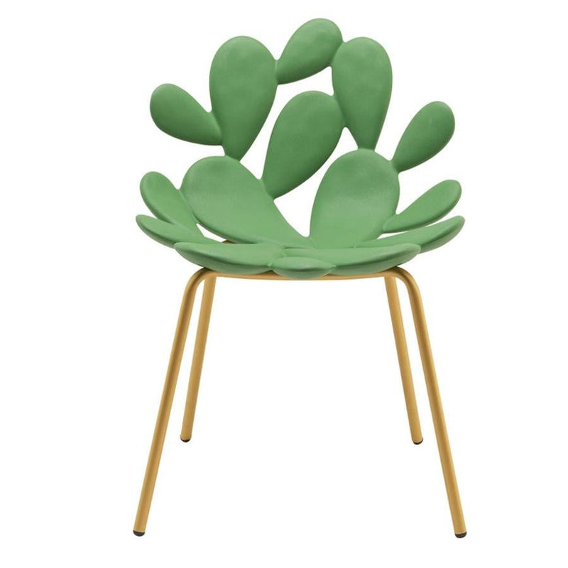 Green & Brass Filicudi Cactus Chair