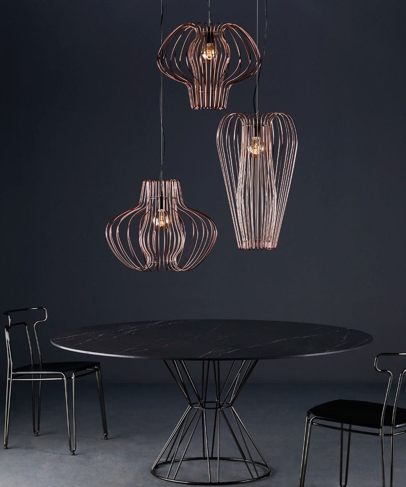 Can Can Suspension Lampshade in Copper