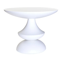 White Birignao Side Table