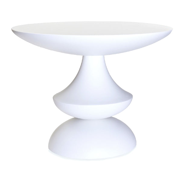 White Birignao Side Table