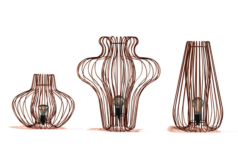 Can Can Suspension Lampshade in Copper