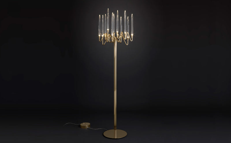 Solid Brass Plated Floor Lamp