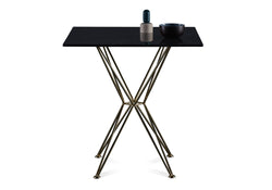 Star Black Marble Side Table