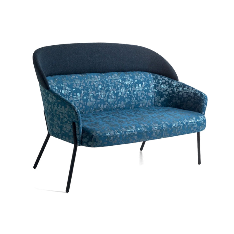 Wam Blue sofa with motifs
