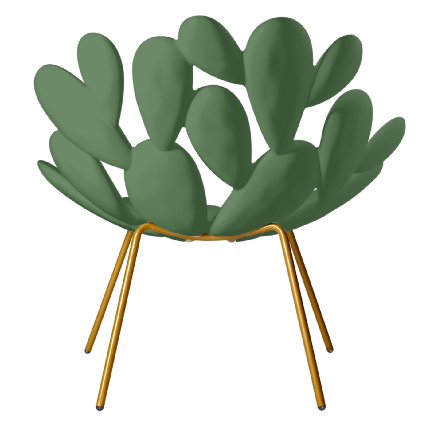 qeeboo cactus Green & Brass Outdoor Cactus Chair