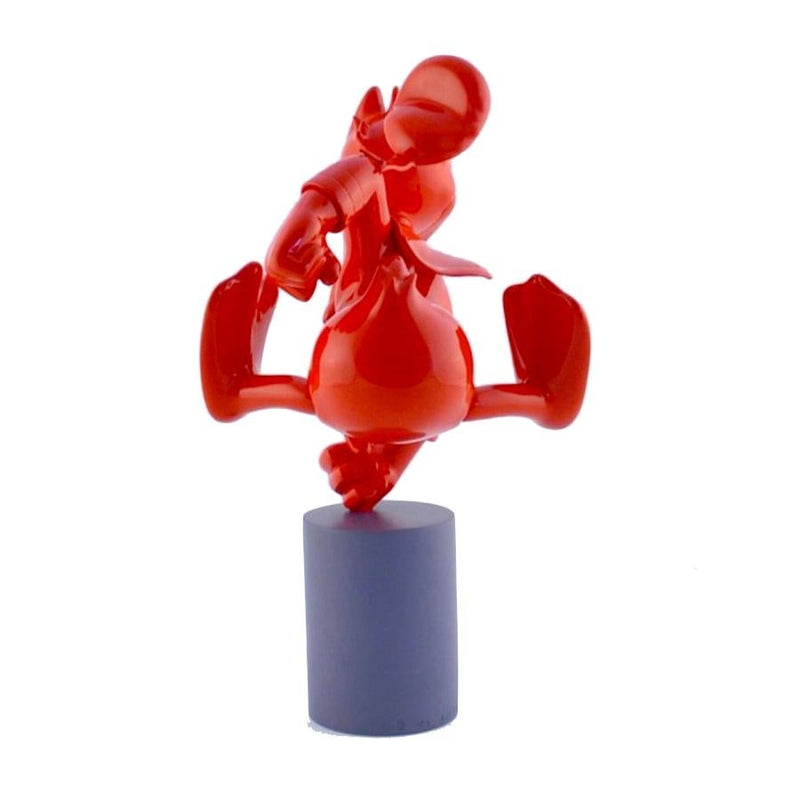Donald Duck Monochrome Red Pop Sculpture Figurine