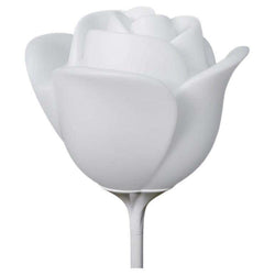 Baby Love White Rose Small Outdoor Floor Lamp