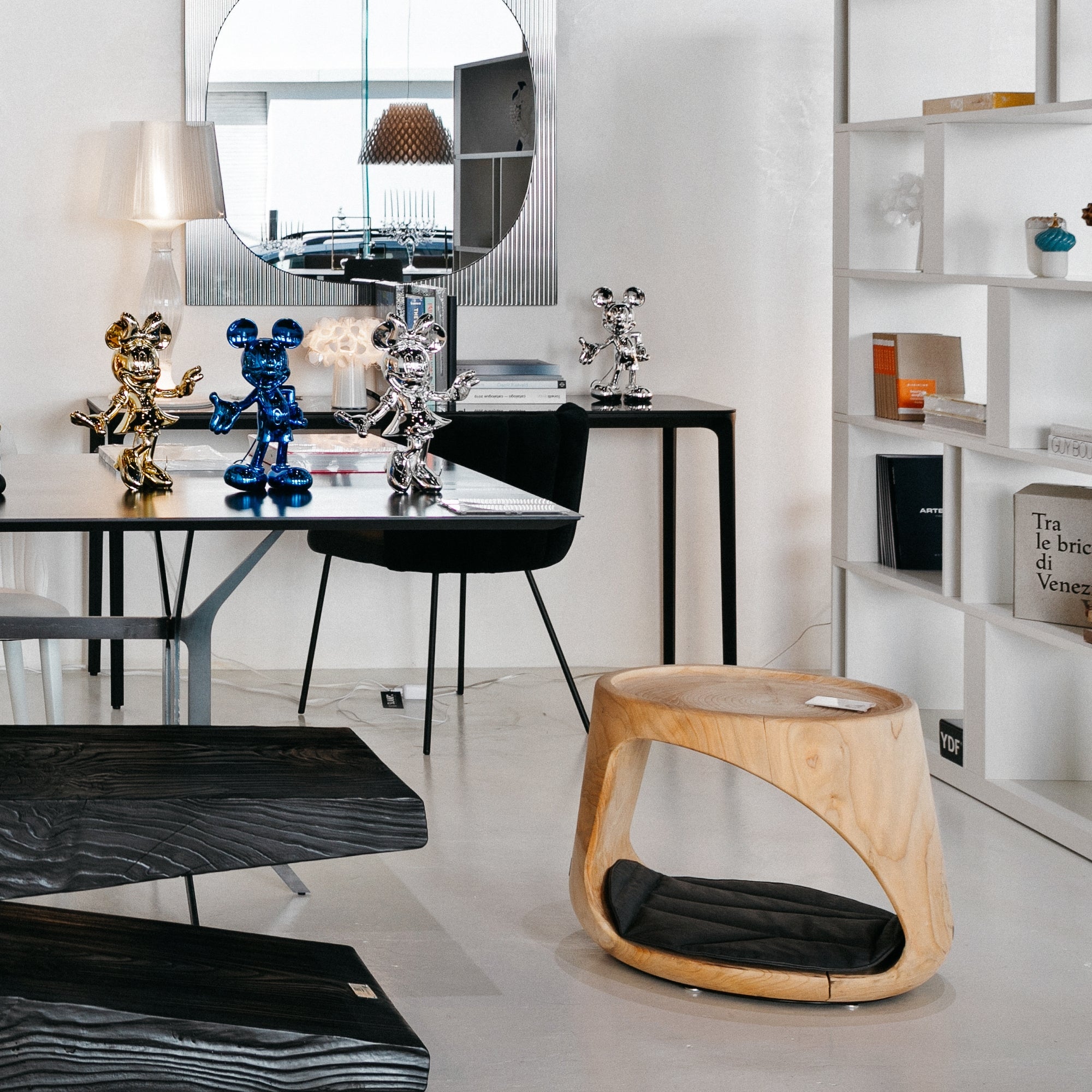 Riva 1920 Geppo Pet Wood Stool, Marco Baxadonne | Italian Furniture ...