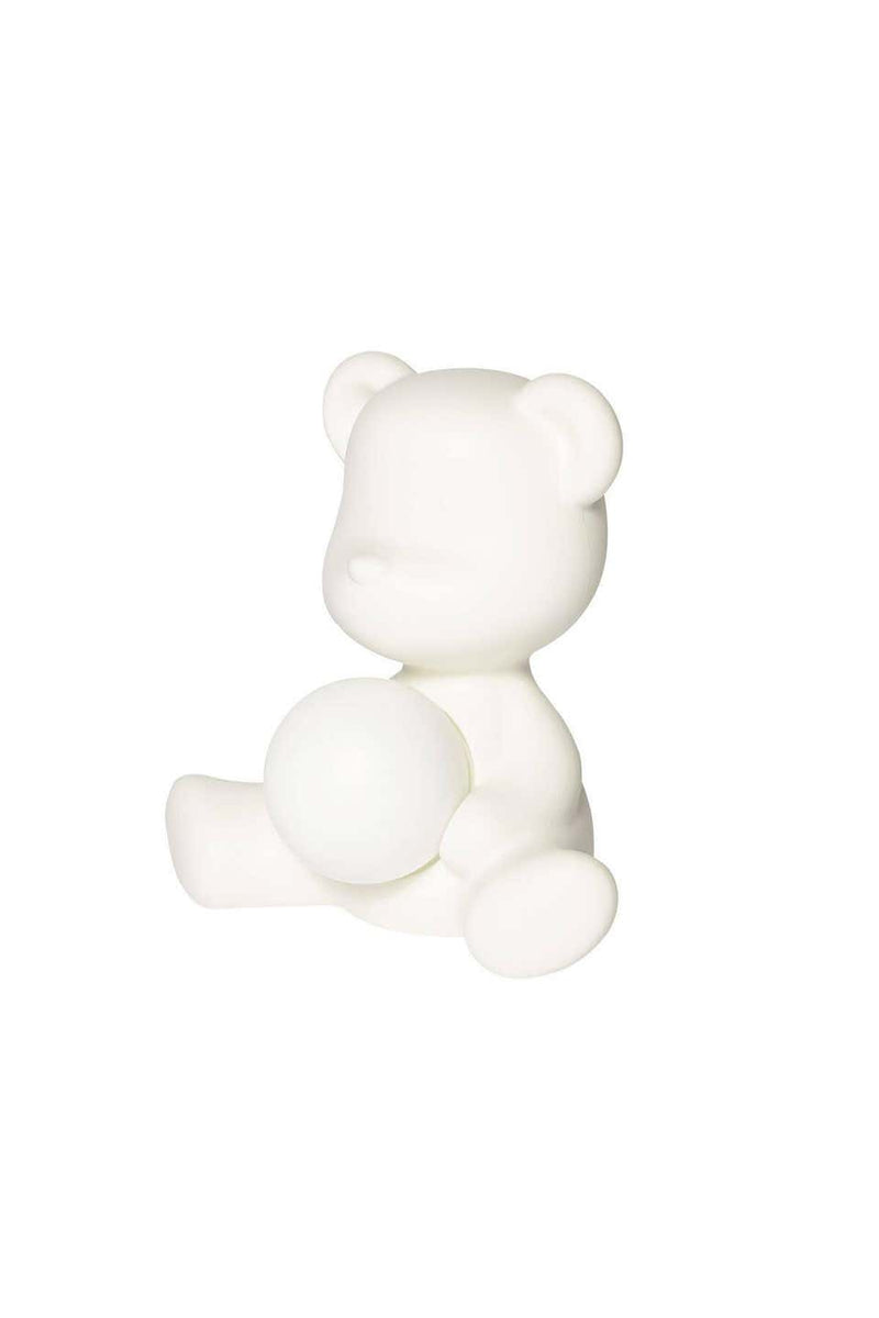 White Teddy Bear Lamp LED Rechargeable