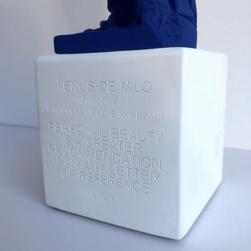 Venus De Milo Statue in Blue