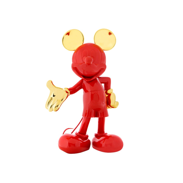 Mickey Bi-color Figurine Red & Gold