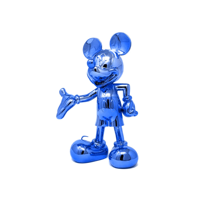Mickey, Metallic Figurine Blue