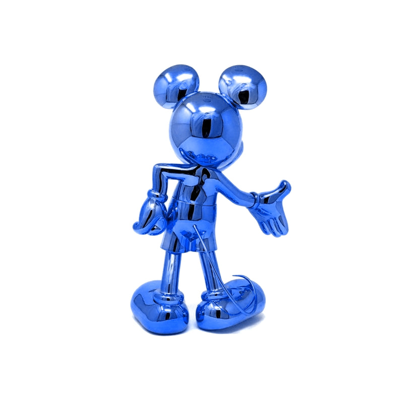 Mickey, Metallic Figurine Blue
