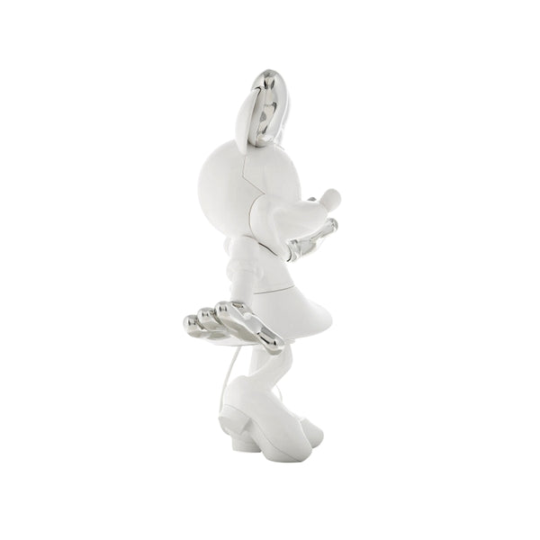 Minnie, Bi-color Figurine White & Silver
