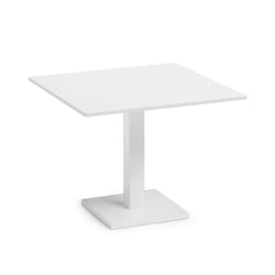 White Lacquered Aluminium Outdoor Orione Table