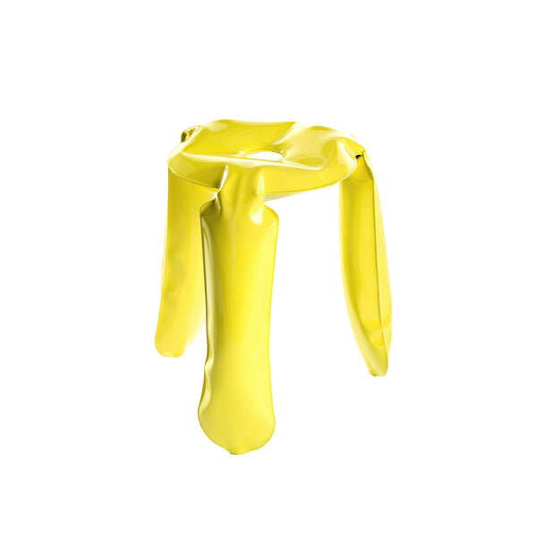 Limited Edition Stool in Glossy Yellow Finish