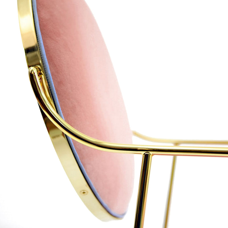 Pink Velvet Dining Chair