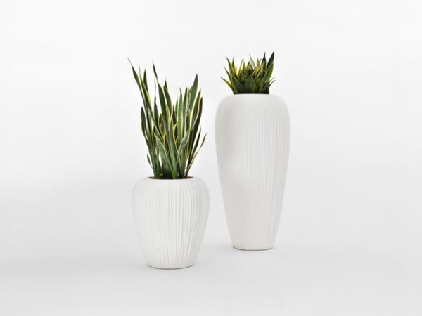 White Skin Vase Large