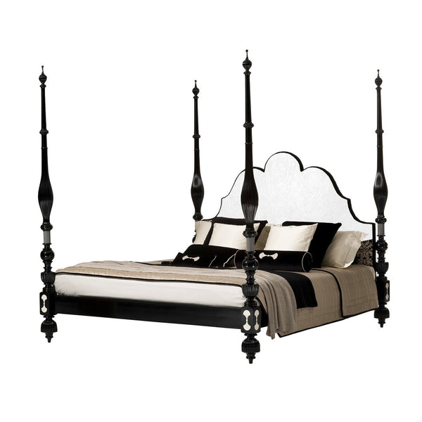 Black Marrakesh Four Poster Pacha King Size Bed